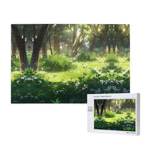 Poezjzw Vegetationspuzzles für Erwachsene, 1000 Teile, Holzpuzzle für Familie, Freunde, Heimdekoration, Wandkunst, 75 x 50 cm Poezjzw Vegetationspuzzles für Erwachsene, 1000 Teile, Holzpuzzle für Familie, Freunde, Heimdekoration, Wandkunst, 75 x 50 cm von POEZJZW