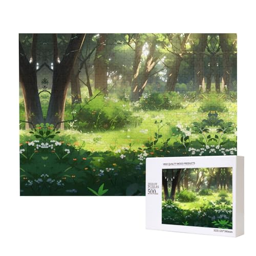 Poezjzw Vegetationspuzzles für Erwachsene, 500 Teile, Holzpuzzle für Familie, Freunde, Heimdekoration, Wandkunst, 50 x 38 cm Poezjzw Vegetationspuzzles für Erwachsene, 500 Teile, Holzpuzzle für Familie, Freunde, Heimdekoration, Wandkunst, 50 x 38 cm von POEZJZW