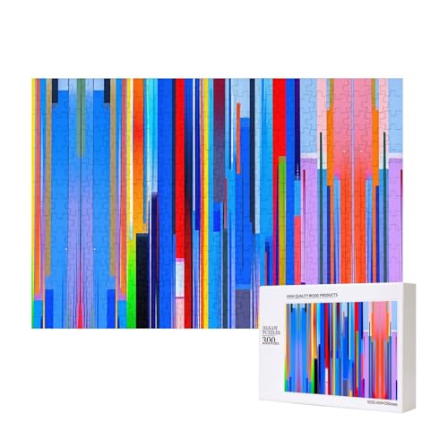Poezjzw Vertikale Strich-Puzzles für Erwachsene, 300 Teile, Holzpuzzle für Familie, Freunde, Heimdekoration, Wandkunst, 15,7 x 27,9 cm Poezjzw Vertikale Strich-Puzzles für Erwachsene, 300 Teile, Holzpuzzle für Familie, Freunde, Heimdekoration, Wandkunst, 15,7 x 27,9 cm von POEZJZW