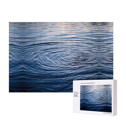 Poezjzw Wasserstreifen-Puzzles für Erwachsene, 300 Teile, Holzpuzzle für Familie, Freunde, Heimdekoration, Wandkunst, 15,7 x 27,9 cm Poezjzw Wasserstreifen-Puzzles für Erwachsene, 300 Teile, Holzpuzzle für Familie, Freunde, Heimdekoration, Wandkunst, 15,7 x 27,9 cm von POEZJZW