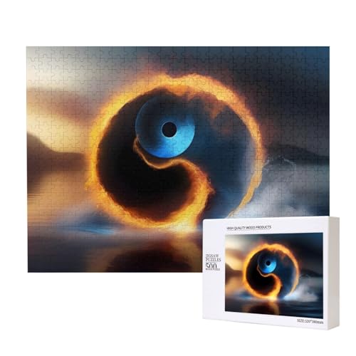 Poezjzw Water And Fire Tai Chi Klassisches Puzzle für Erwachsene, 500 Teile, Holzpuzzle, moderne Wohnkultur, intellektuelles Spiel, 52 x 38 cm Poezjzw Water And Fire Tai Chi Klassisches Puzzle für Erwachsene, 500 Teile, Holzpuzzle, moderne Wohnkultur, intellektuelles Spiel, 52 x 38 cm von POEZJZW