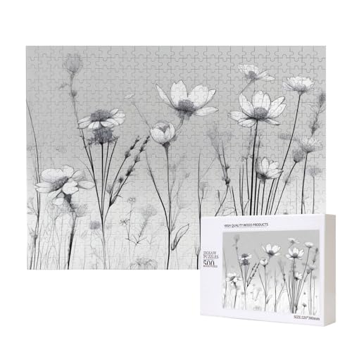 Poezjzw Weeds Klassisches Puzzle für Erwachsene, 500 Teile, Holzpuzzle, moderne Wohnkultur, intellektuelles Spiel, 52 x 38 cm Poezjzw Weeds Klassisches Puzzle für Erwachsene, 500 Teile, Holzpuzzle, moderne Wohnkultur, intellektuelles Spiel, 52 x 38 cm von POEZJZW