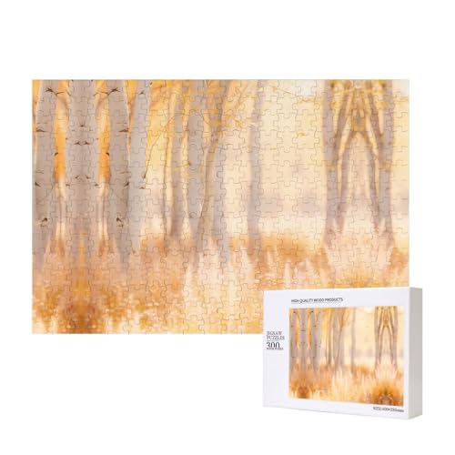 Poezjzw Weiße Pappel-Puzzles für Erwachsene, 300 Teile, Holzpuzzle für Familie, Freunde, Heimdekoration, Wandkunst, 15,7 x 27,9 cm Poezjzw Weiße Pappel-Puzzles für Erwachsene, 300 Teile, Holzpuzzle für Familie, Freunde, Heimdekoration, Wandkunst, 15,7 x 27,9 cm von POEZJZW