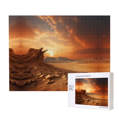 Poezjzw Weizen-Puzzles für Erwachsene, 500 Teile, Holzpuzzle für Familie, Freunde, Heimdekoration, Wandkunst, 50 x 38 cm Poezjzw Weizen-Puzzles für Erwachsene, 500 Teile, Holzpuzzle für Familie, Freunde, Heimdekoration, Wandkunst, 50 x 38 cm von POEZJZW