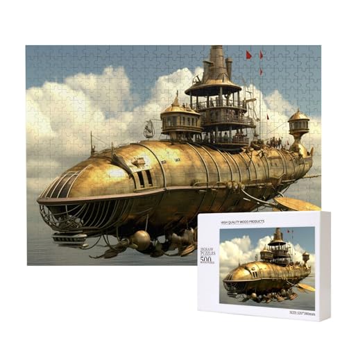 Poezjzw Whale Raumschiff Erwachsene Classic Jigsaw 500 Teile Holzpuzzle Moderne Wohnkultur Intellektuelles Spiel 52 X 38CM Poezjzw Whale Raumschiff Erwachsene Classic Jigsaw 500 Teile Holzpuzzle Moderne Wohnkultur Intellektuelles Spiel 52 X 38CM von POEZJZW