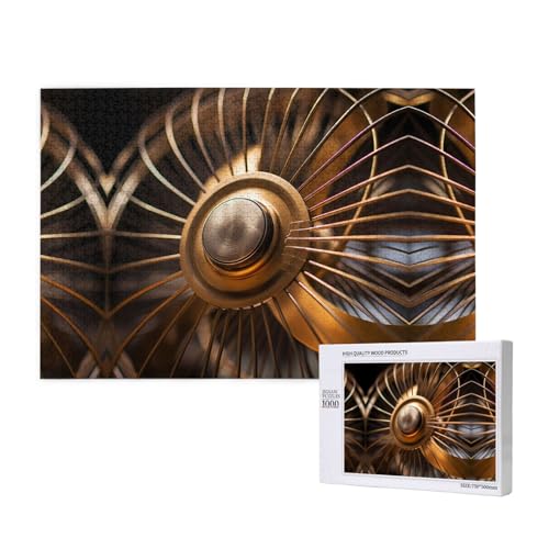 Poezjzw Windfächer-Puzzles für Erwachsene, 1000 Teile, Holzpuzzle für Familie, Freunde, Heimdekoration, Wandkunst, 75 x 50 cm Poezjzw Windfächer-Puzzles für Erwachsene, 1000 Teile, Holzpuzzle für Familie, Freunde, Heimdekoration, Wandkunst, 75 x 50 cm von POEZJZW
