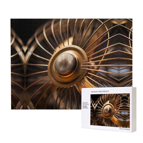 Poezjzw Windfächer-Puzzles für Erwachsene, 500 Teile, Holzpuzzle für Familie, Freunde, Heimdekoration, Wandkunst, 50 x 38 cm Poezjzw Windfächer-Puzzles für Erwachsene, 500 Teile, Holzpuzzle für Familie, Freunde, Heimdekoration, Wandkunst, 50 x 38 cm von POEZJZW
