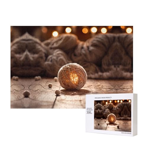 Poezjzw Wollgarn-Puzzles für Erwachsene, 300 Teile, Holzpuzzle für Familie, Freunde, Heimdekoration, Wandkunst, 15,7 x 27,9 cm Poezjzw Wollgarn-Puzzles für Erwachsene, 300 Teile, Holzpuzzle für Familie, Freunde, Heimdekoration, Wandkunst, 15,7 x 27,9 cm von POEZJZW