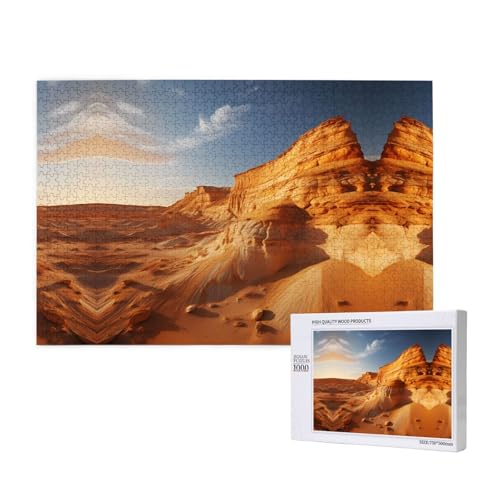 Poezjzw Yadan Puzzles für Erwachsene, 1000 Teile, Holzpuzzle für Familie, Freunde, Heimdekoration, Wandkunst, 75 x 50 cm Poezjzw Yadan Puzzles für Erwachsene, 1000 Teile, Holzpuzzle für Familie, Freunde, Heimdekoration, Wandkunst, 75 x 50 cm von POEZJZW