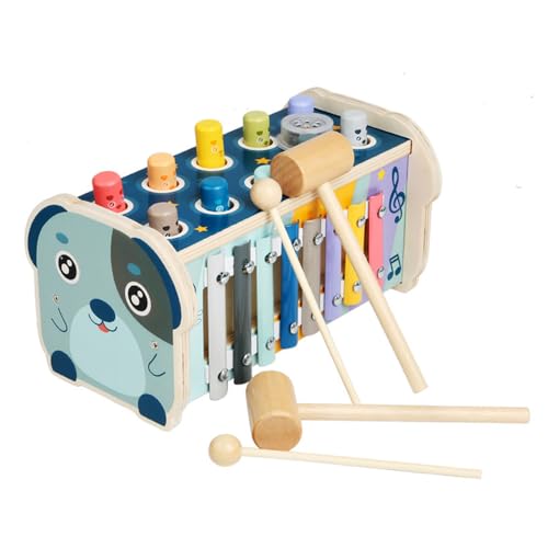 POFET Hammerspiel, Maulwurfsspiel und Zahlenlabyrinth, Hammerspiel, Xylophon, Konzentrationstraining, geeignet als Geburtstagsgeschenk für Mädchen und Jungen POFET Hammerspiel, Maulwurfsspiel und Zahlenlabyrinth, Hammerspiel, Xylophon, Konzentrationstraining, geeignet als Geburtstagsgeschenk für Mädchen und Jungen von POFET