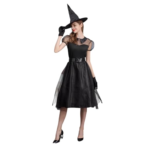 POIUIYQA Damen Halloween Kostüm Erwachsene Horror Zombie Geist Braut Kostüm Gruselig Karneval Verkleidung Party Dämonen Kostüm Cosplay Kleid Schwarz Kostüm Geisterbraut POIUIYQA Damen Halloween Kostüm Erwachsene Horror Zombie Geist Braut Kostüm Gruselig Karneval Verkleidung Party Dämonen Kostüm Cosplay Kleid Schwarz Kostüm Geisterbraut von POIUIYQA