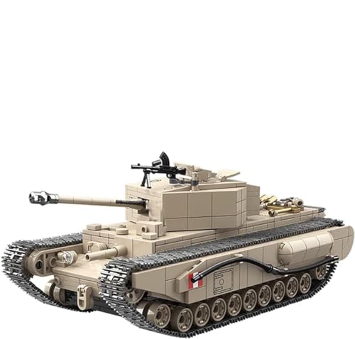 Technik Panzer Bausteine Modell, 1031Teile Militär Panzer Bausteine Konstruktionsspielzeug, Army Panzer Militär Panzer Modellbausatz Panzer Bausatz Spielzeug kompatibel mit Lego Technik von POIWEYR