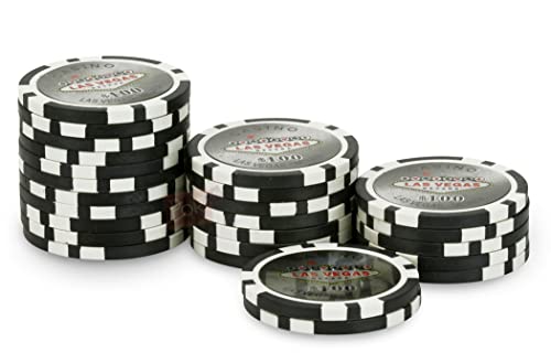 POKEO Rolle 25 Chips Laser Las Vegas $100 schwarz POKEO Rolle 25 Chips Laser Las Vegas $100 schwarz von POKEO