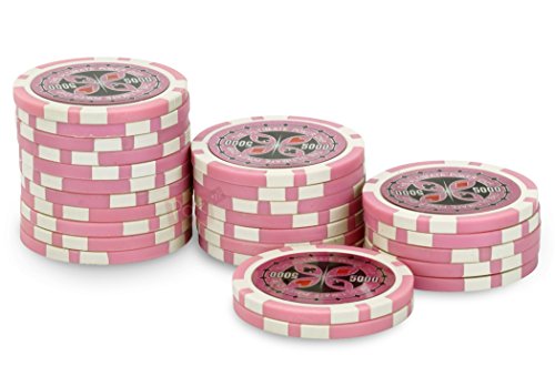 Rouleau 25 jetons Ultimate Poker Chips 5000 rose Rouleau 25 jetons Ultimate Poker Chips 5000 rose von POKEO