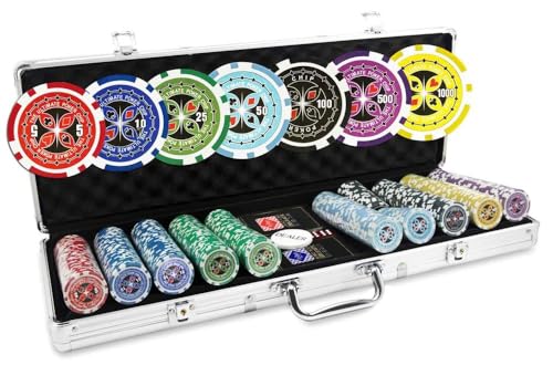 Ultimate Poker-Koffer, Poker Chips, 500 Stück Ultimate Poker-Koffer, Poker Chips, 500 Stück von POKEO
