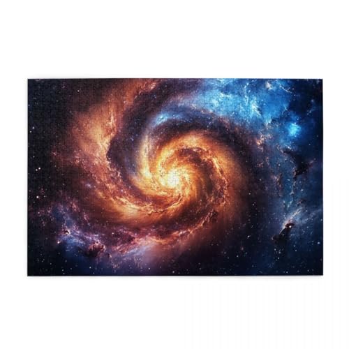 Buntes Wirbeluniversum Puzzles für Erwachsene 1000 Teile für Heimdekoration, Geschenke, Familien-Puzzle, perfekt für Spieleabende Buntes Wirbeluniversum Puzzles für Erwachsene 1000 Teile für Heimdekoration, Geschenke, Familien-Puzzle, perfekt für Spieleabende von POKXAEU