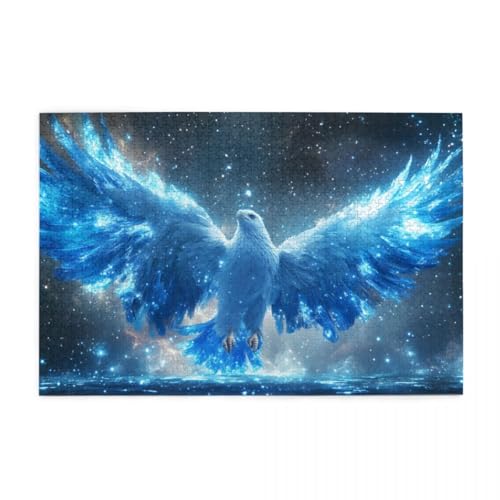 Fantasietier, Eisadler Puzzle 1000 Teile, Holzpuzzles für Erwachsene und Kinder Geschenk, Impossible Puzzle, Geschicklichkeitsspiele Fantasietier, Eisadler Puzzle 1000 Teile, Holzpuzzles für Erwachsene und Kinder Geschenk, Impossible Puzzle, Geschicklichkeitsspiele von POKXAEU