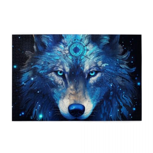 Fantasietier, Sternenhimmel, Wolf Holzpuzzles 1000 Teile perfekt für Game Nights Geschicklichkeitsspiel für die ganze Familie Raumdekoration Fantasietier, Sternenhimmel, Wolf Holzpuzzles 1000 Teile perfekt für Game Nights Geschicklichkeitsspiel für die ganze Familie Raumdekoration von POKXAEU