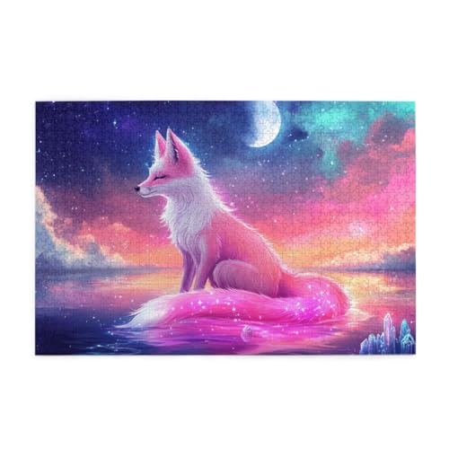 Fantasy-Bunter Fuchs Puzzle 1000 Teile, Holzpuzzles für Erwachsene, Impossible Puzzle perfekt für Game Nights, Familie Und Freunde Fantasy-Bunter Fuchs Puzzle 1000 Teile, Holzpuzzles für Erwachsene, Impossible Puzzle perfekt für Game Nights, Familie Und Freunde von POKXAEU