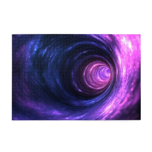Neon-Weltraumtunnel Puzzle 1000 Teile, Holzpuzzles für Erwachsene und Kinder Geschenk, Impossible Puzzle, Geschicklichkeitsspiele Neon-Weltraumtunnel Puzzle 1000 Teile, Holzpuzzles für Erwachsene und Kinder Geschenk, Impossible Puzzle, Geschicklichkeitsspiele von POKXAEU
