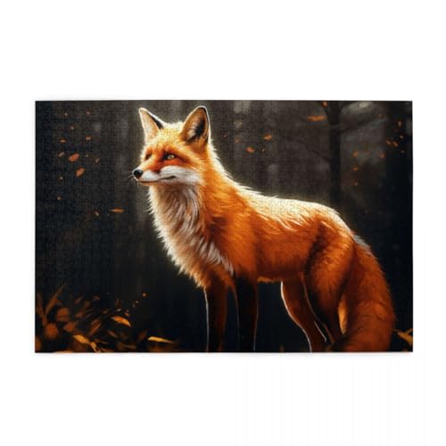 Niedlicher Tierfuchs Puzzle 1000 Teile, Holzpuzzles für Erwachsene und Kinder Geschenk, Impossible Puzzle, Geschicklichkeitsspiele Niedlicher Tierfuchs Puzzle 1000 Teile, Holzpuzzles für Erwachsene und Kinder Geschenk, Impossible Puzzle, Geschicklichkeitsspiele von POKXAEU