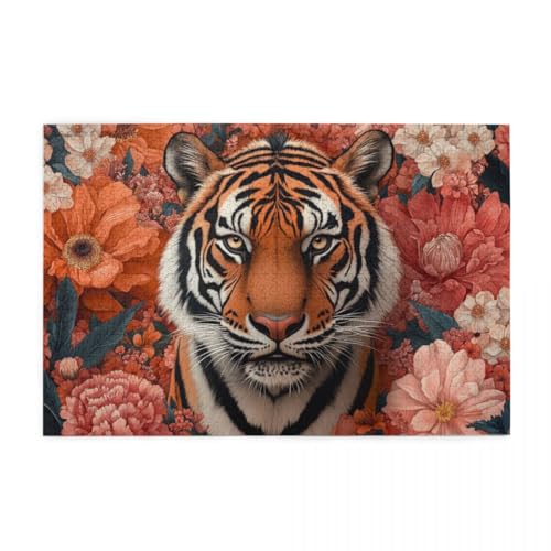 Vintage, farbenfroher Blumentiger Puzzle 1000 Teile, Holzpuzzles für Erwachsene, Impossible Puzzle perfekt für Game Nights, Familie Und Freunde Vintage, farbenfroher Blumentiger Puzzle 1000 Teile, Holzpuzzles für Erwachsene, Impossible Puzzle perfekt für Game Nights, Familie Und Freunde von POKXAEU