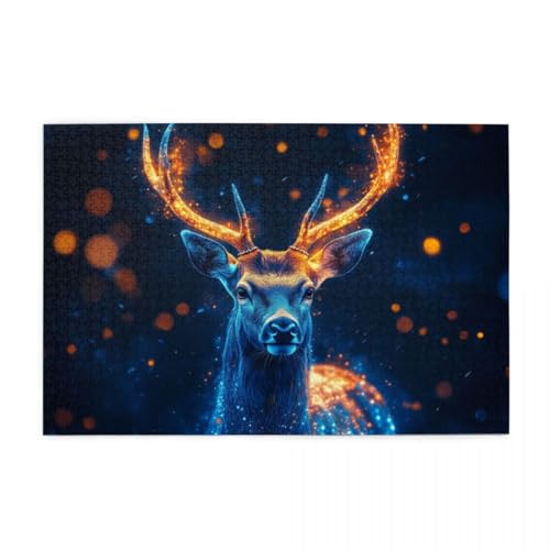 Wunderschönes REH Puzzle 1000 Teile, Holzpuzzles für Erwachsene und Kinder Geschenk, Impossible Puzzle, Geschicklichkeitsspiele Wunderschönes REH Puzzle 1000 Teile, Holzpuzzles für Erwachsene und Kinder Geschenk, Impossible Puzzle, Geschicklichkeitsspiele von POKXAEU