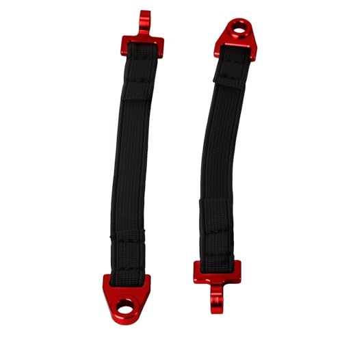 2 x Stoßdämpfer-Grenzgurt hinten (108 mm), Upgrade-Teile für 1/7 UDR-85076-4 RC Car (rot) von POLANTA