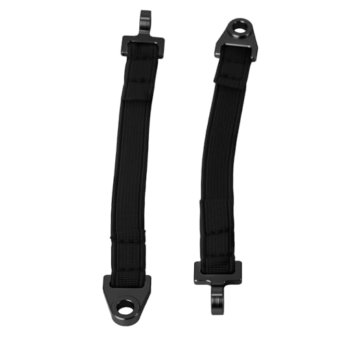 2 x Stoßdämpfer-Grenzgurt hinten (108 mm), Upgrade-Teile für 1/7 UDR-85076-4 RC Car (schwarz) von POLANTA