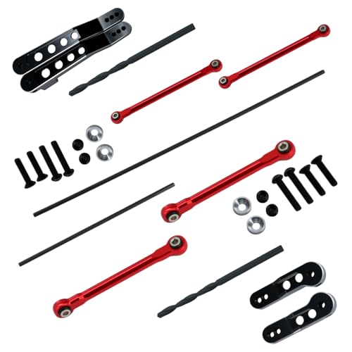Torsional Sway Bar Set aus Aluminium und Legierung hinten Sway Bar Upgrades Teil für 1/7 Unlimited Desert Racer, Rot Torsional Sway Bar Set aus Aluminium und Legierung hinten Sway Bar Upgrades Teil für 1/7 Unlimited Desert Racer, Rot von POLANTA