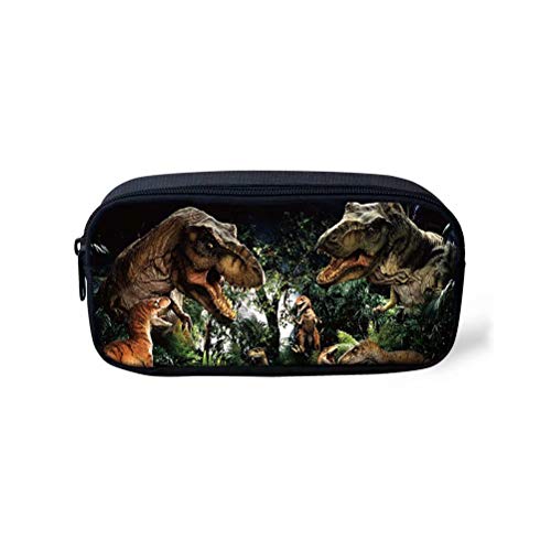 POLERO Mäppchen Tyrannosaurus Rex Dinosaurier Federmäppchen Schlamperbox Schuletui Teenager Student Bleistift Beutel Genschenk für Junge Kinder POLERO Mäppchen Tyrannosaurus Rex Dinosaurier Federmäppchen Schlamperbox Schuletui Teenager Student Bleistift Beutel Genschenk für Junge Kinder von POLERO