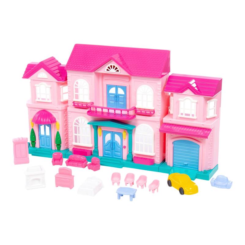 Polesie Puppenhaus Sophie mit Möbel und Auto 14-tlg. Polesie Puppenhaus Sophie mit Möbel und Auto 14-tlg. von POLESIE