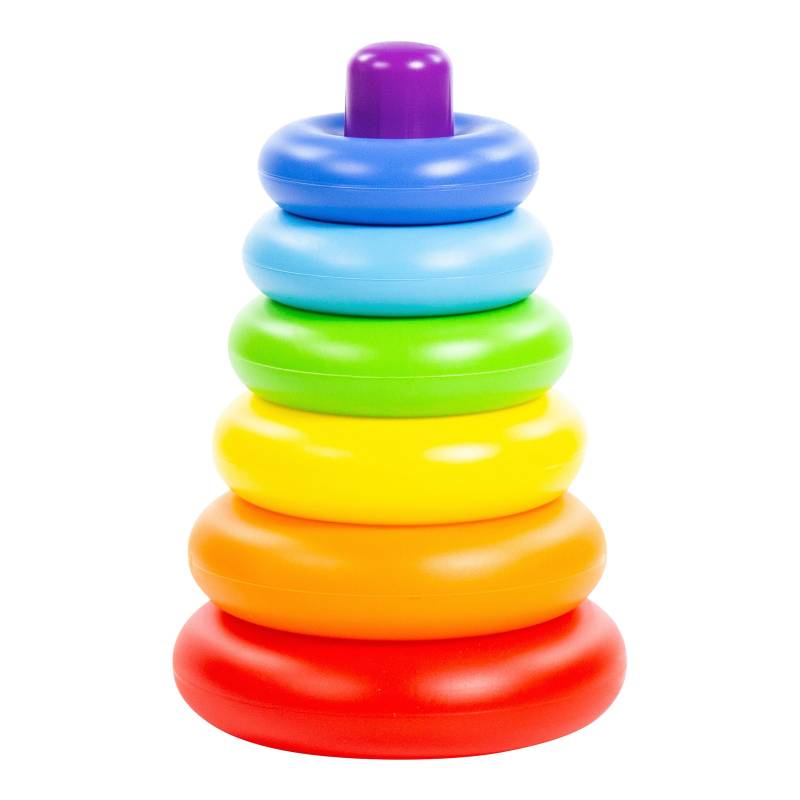 Polesie Pyramide mit Ringen 7-tlg. Polesie Pyramide mit Ringen 7-tlg. von POLESIE