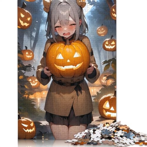 1000 Stück Halloween-Puzzle für Mädchen, ideal für Erwachsene und Jugendliche ab 12 Jahren (38 x 26 cm). von POLIUAWS