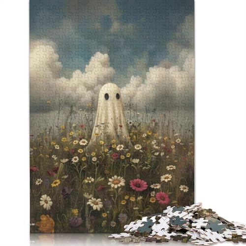 1000 Teile Halloween Geister Erwachsene Puzzle Halloween Geschenk für Erwachsene und Jugendliche ab 12 Jahren, 1000 Teile (75x50cm)< von POLIUAWS