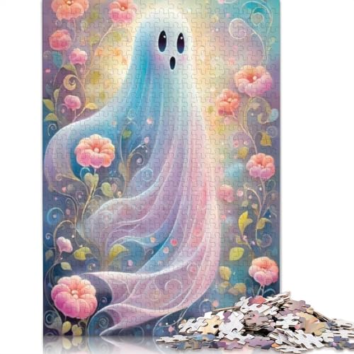 1000 Teile Halloween Ghosts Puzzle für Erwachsene Teenager Halloween Geschenk für Teenager Männer Frauen 1000 Teile (38x26cm) von POLIUAWS