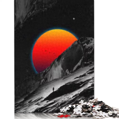 1000 Teile Hang Puzzle für Erwachsene, Puzzle für Erwachsene, Halloween-Geschenk ab 14 Jahren, 1000 Teile (38x26cm) von POLIUAWS