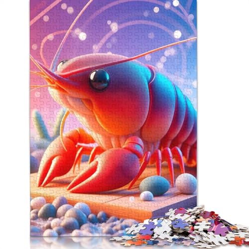 1000 Teile Hummer Puzzle für Erwachsene, Halloween-Geschenk, Puzzle, Lernspiel, Spielzeug, 1000 Teile (38 x 26 cm) von POLIUAWS