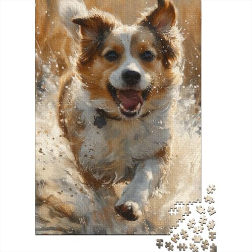 1000 Teile Hundepuzzle für Erwachsene und Jugendliche, Puzzle aus Holz und Papier, Puzzle für Erwachsene 1000 Teile (38x26cm) von POLIUAWS
