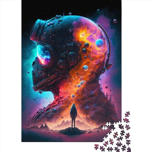 1000 Teile Puzzle I Am The Cosmos für Erwachsene und Jugendliche, Holzpuzzle für Familienspaß und Spielabende, 1000 Teile (75x50cm) von POLIUAWS