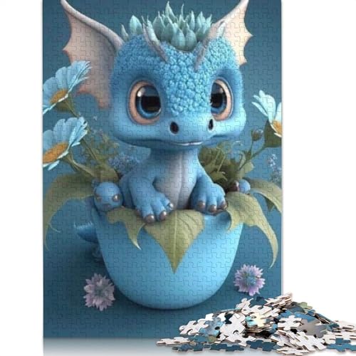 1000 Teile Puzzle Niedliche Drachen für Erwachsene, Halloween-Geschenk, Erwachsenenpuzzle, einzigartige Heimdekorationen und Geschenke, 1000 Teile (38x26cm) von POLIUAWS