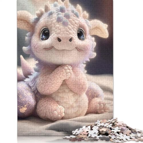 1000 Teile Puzzle Niedliche Drachen für Erwachsene Halloween Geschenk Pädagogisches Lernspielzeug 1000 Teile (75x50cm) von POLIUAWS