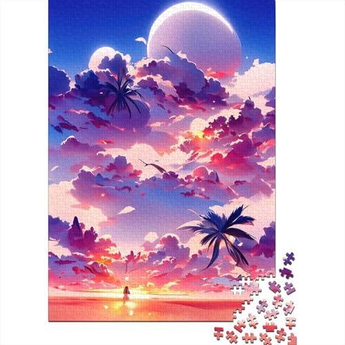 1000 Teile Puzzle für Erwachsene, Halloween-Geschenk, Puzzles für Erwachsene und Jugendliche ab 12 Jahren, 1000 Teile (38x26cm)< von POLIUAWS