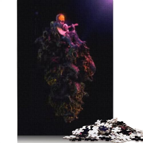 1000 Teile Puzzle für Erwachsene, Hochtöne, Halloween-Geschenk für Erwachsene ab 14 Jahren, 1000 Teile (38x26cm) von POLIUAWS