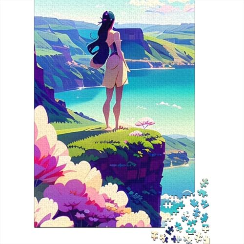 1000 Teile Puzzle für Erwachsene, Holzpuzzle für Erwachsene, 1000 Teile (75 x 50 cm) von POLIUAWS