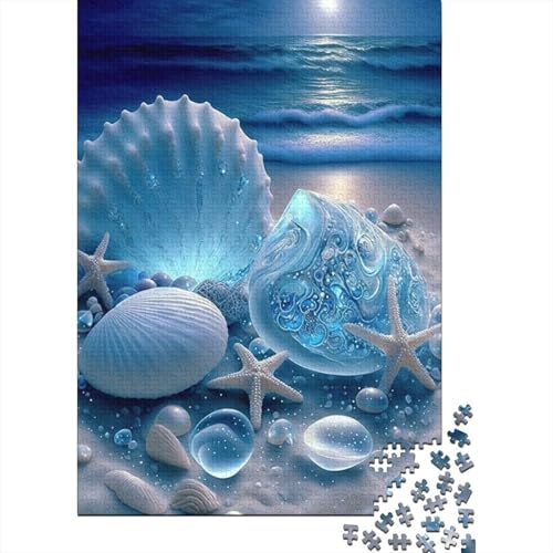 1000 Teile Seesterne, schöne 9 Puzzles für Erwachsene, Papierpuzzle, Lernspiel für erwachsene Teenager, 1000 Teile (38 x 26 cm) von POLIUAWS