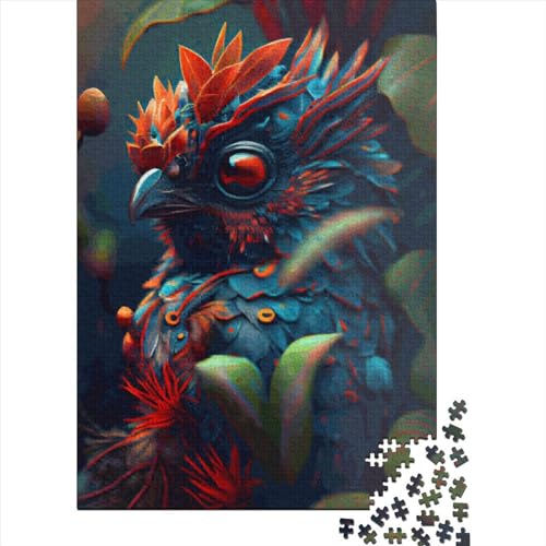 1000 Teile Tiere und Vögel Puzzle für Erwachsene Teenager Holzpuzzle Lernspiel Herausforderung Spielzeug 1000 Teile (75x50cm) von POLIUAWS