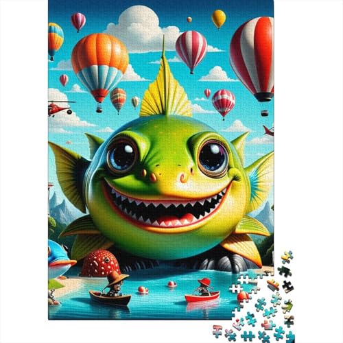 1000 Teile Tierpuzzle für Erwachsene, Holzpuzzle für Erwachsene und Jugendliche ab 12 Jahren, 1000 Teile (75x50cm) von POLIUAWS