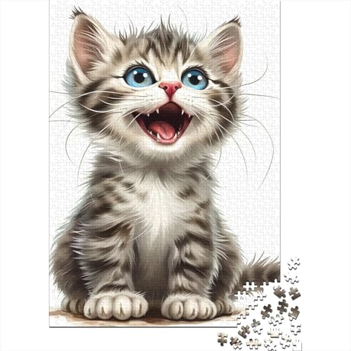 1000-teilige Maine-Katzenpuzzle für Teenager, nachhaltiges Puzzle für Erwachsene | Spiele 1000 Teile (75 x 50 cm) von POLIUAWS