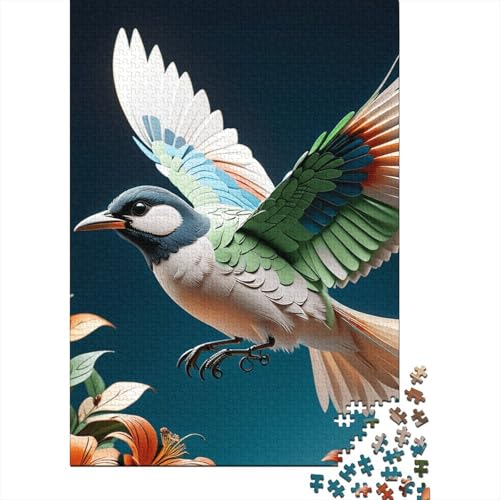 1000-teilige Puzzle mit Tieren und Vögeln für Teenager, nachhaltige Puzzles für Erwachsene | Spiele 1000 Teile (75x50cm) von POLIUAWS